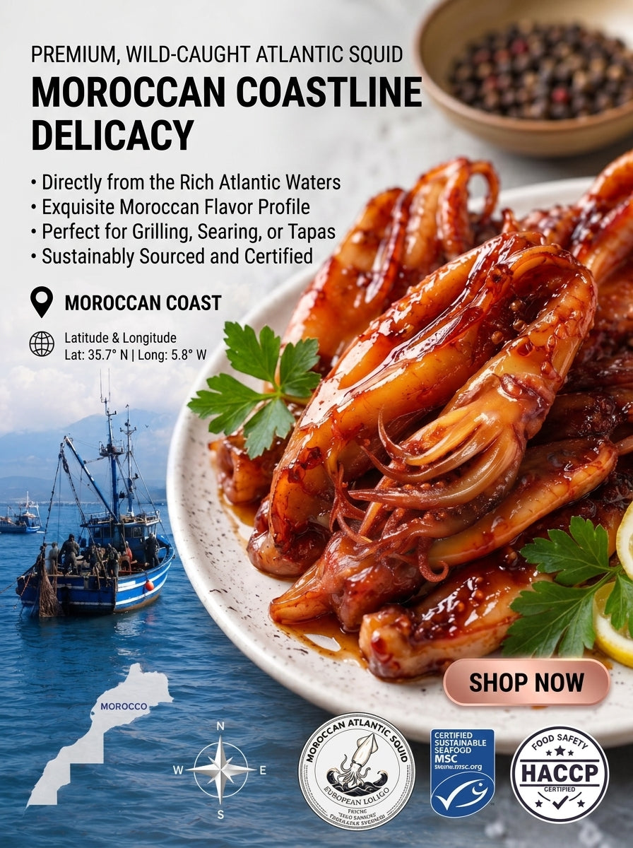 🦑Smoky BBQ Whole Squid – High-Protein, No-Mess Snack Packs-Luke