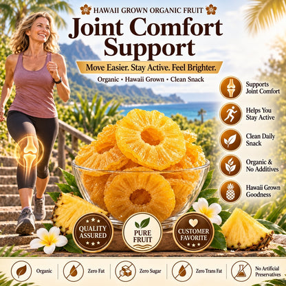 🔥 Hawaii’s Golden Dried Pineapple – 🍍A Clean Tropical Snack for Active Living-Luke