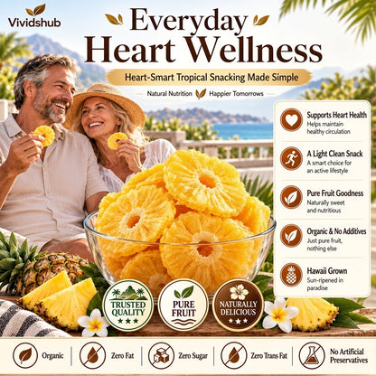 🔥 Hawaii’s Golden Dried Pineapple – 🍍A Clean Tropical Snack for Active Living-Luke