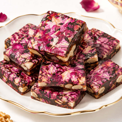 Gourmet Rose and Walnut Fruit-Flavored Treats— Chewy, Nutty & 100% Wholesome-Luke