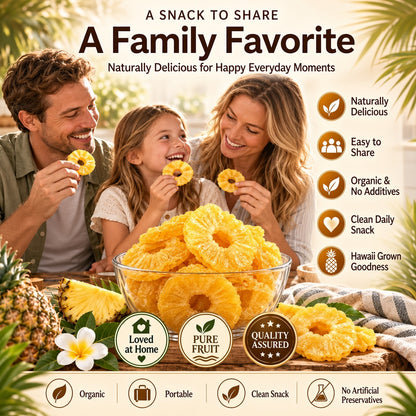 🔥 Hawaii’s Golden Dried Pineapple – 🍍A Clean Tropical Snack for Active Living-Luke