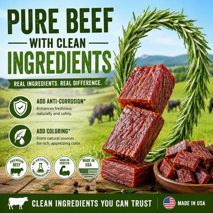 100% Australian grass-fed beef, rich in high-quality protein-Luke