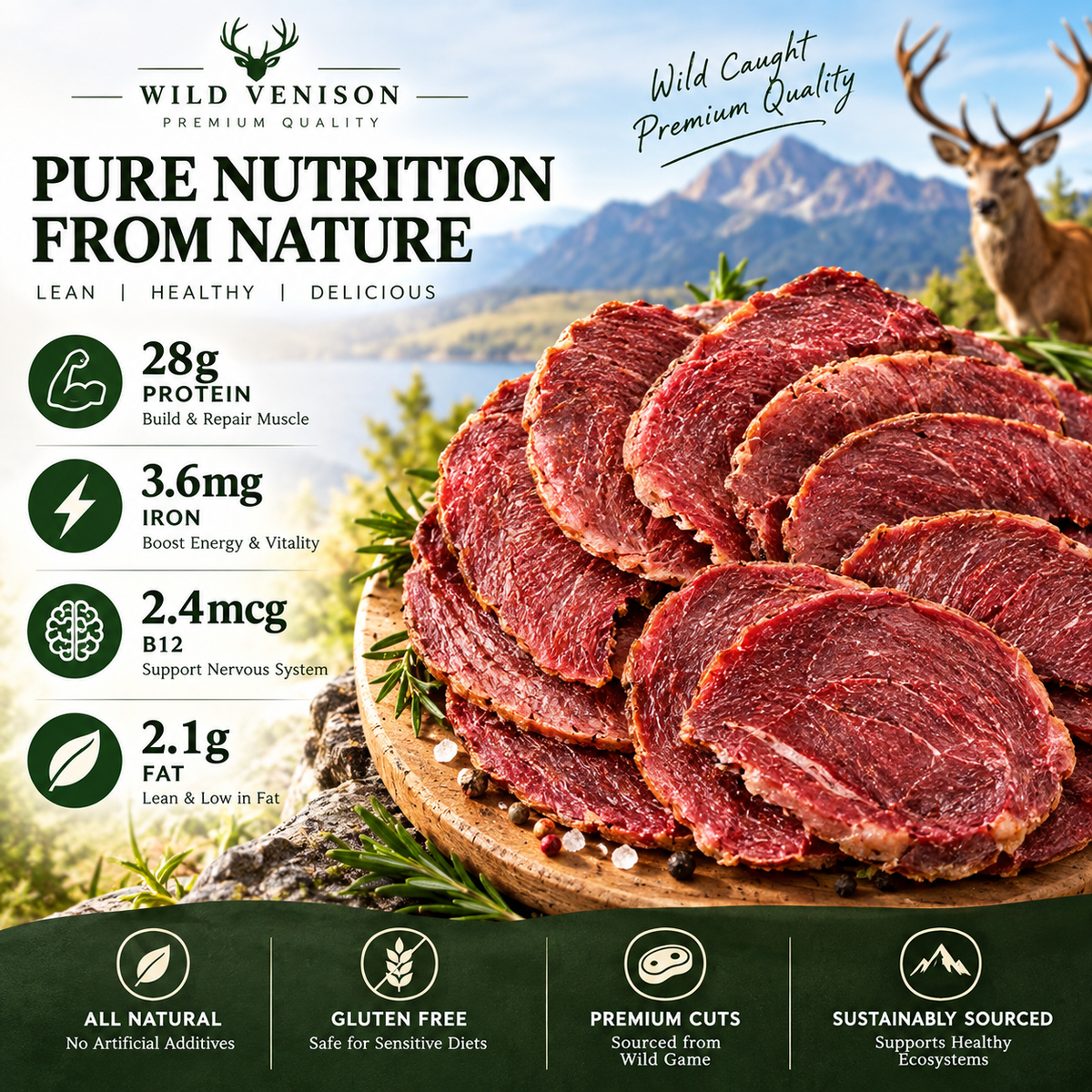 Hawaiian Wild Venison Jerky™-sean
